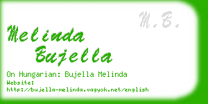 melinda bujella business card